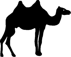 Silhouette of a Man - Classic Black and White Clipart
