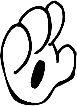 White Logo on Black Background - Striking and Versatile Clipart