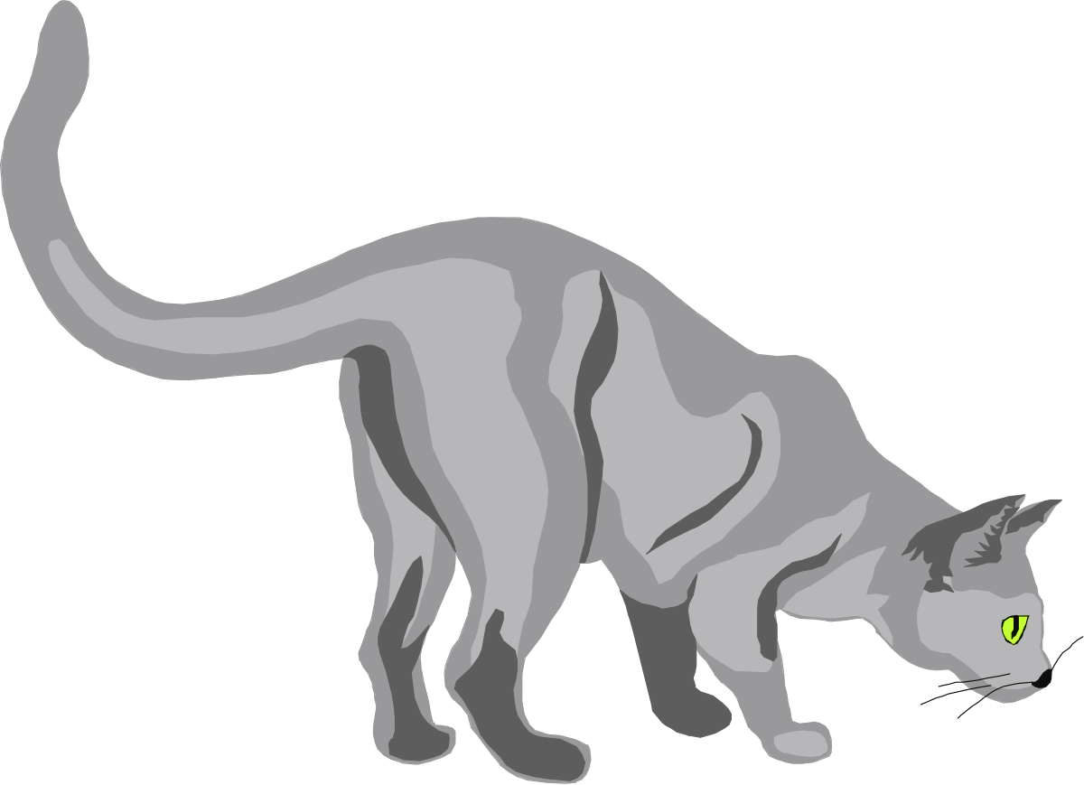 Green-Eyed Cat Clipart - Stunning Feline Illustrations