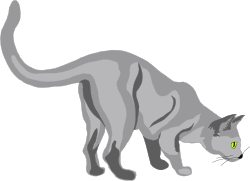 Green-Eyed Cat Clipart - Stunning Feline Illustrations