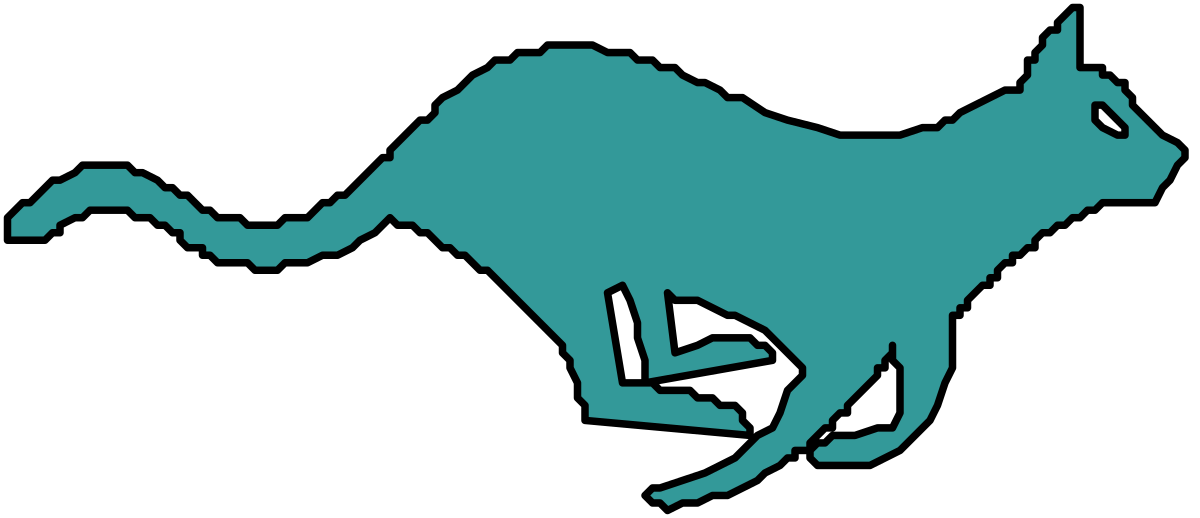 a blue silhouette of a goat clip art png transparent Blue Silhouette of a Goat - Vibrant Clipart for Your Projects