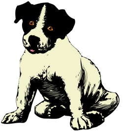 Big Orange Eye Dog Clipart: Charming Canine Illustrations