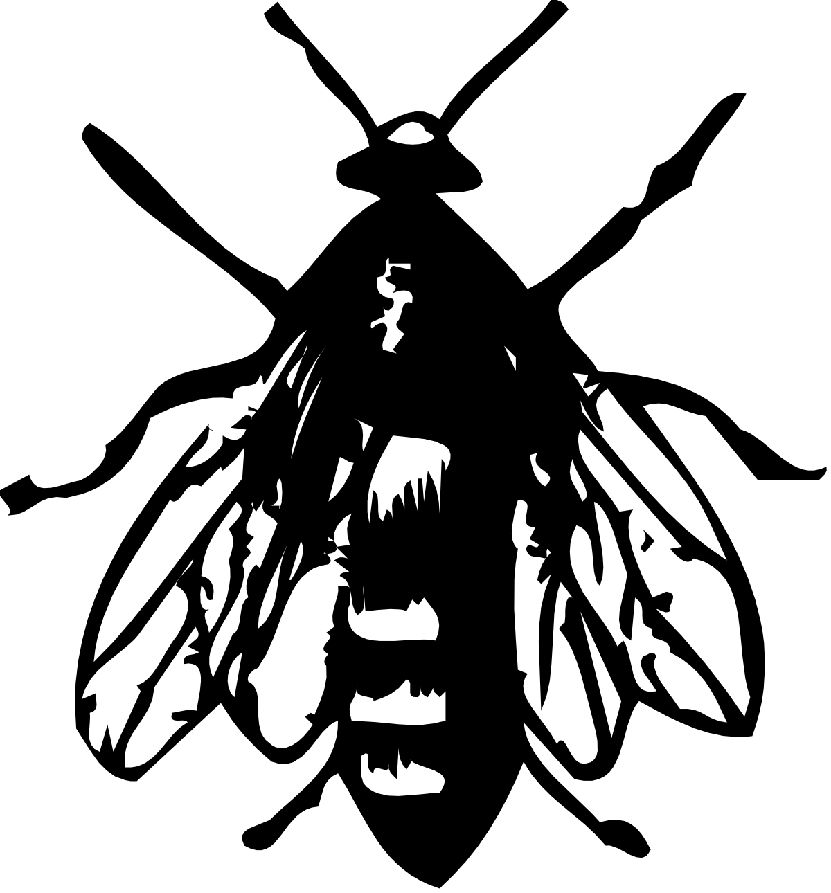 Black and White Clipart of a Man with a Hat - Vintage Style Illustration