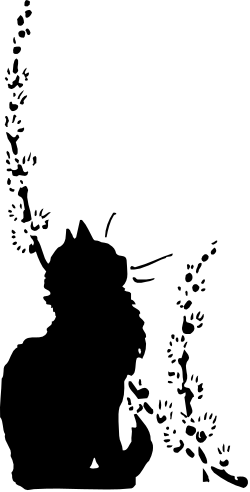White Circle on Black Background Clipart - Bold Minimalist Design