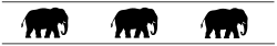 Elephant Silhouettes Clipart: Three Stunning Designs for Your Projects