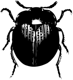 Black and White Face Clipart Image for Creative Projects