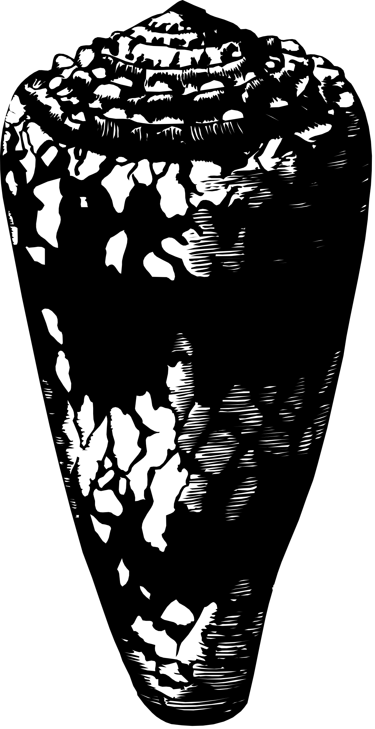 Skull Clipart - Striking Black and White Illustration