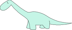 Green Dinosaur Silhouette on Black Background - Perfect for Your Projects