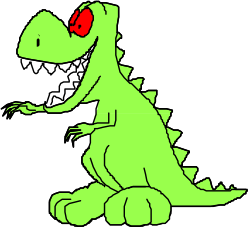 Green Dinosaur with Red Heart: Adorable Clipart for All Ages