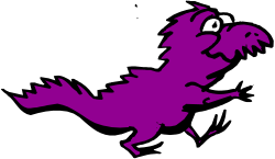 Purple Dragon Silhouette Clipart  Majestic and Captivating