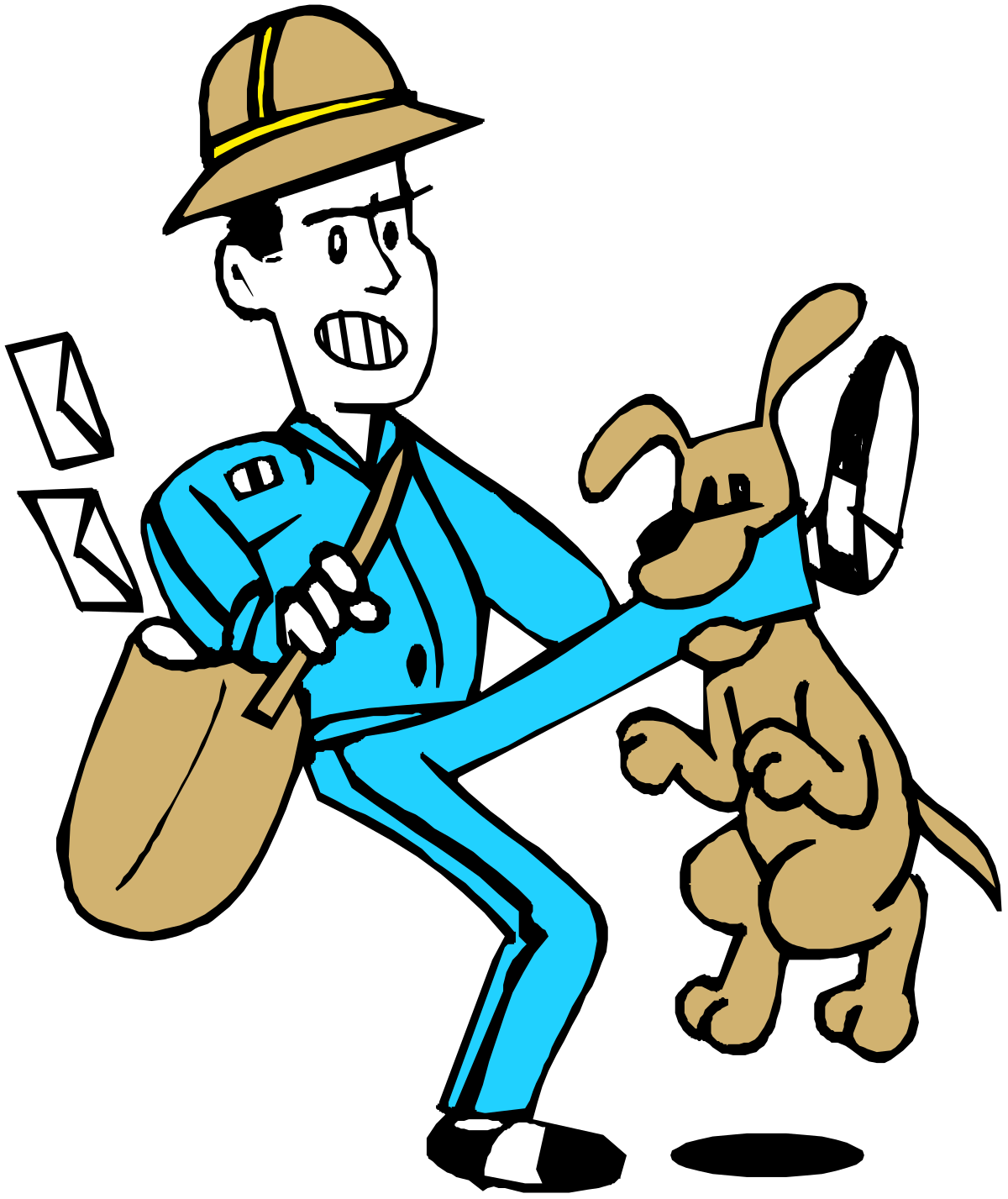 a man with a dog and a knife clip art png transparent Dog and Man with Knife Clipart - Adventure and Loyalty
