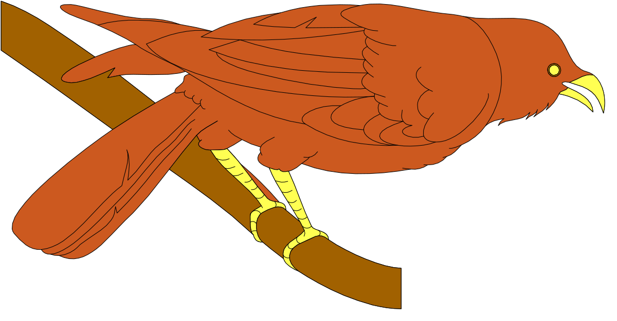 Bird on Branch Clipart - Nature Illustration for Your Creative Projects