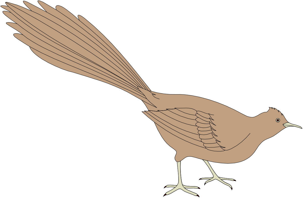 Bird with Wings Spread Out Clipart for Vibrant Designs