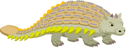 Cartoon Dinosaur Clipart: Large Body and Long Neck Illustrations