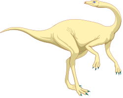 Dinosaur Clipart: Majestic Long-Necked Dinosaur Illustration