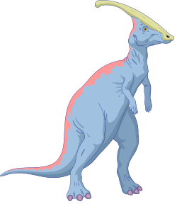 Dinosaur Wearing Hat Clipart - Fun and Whimsical Illustration