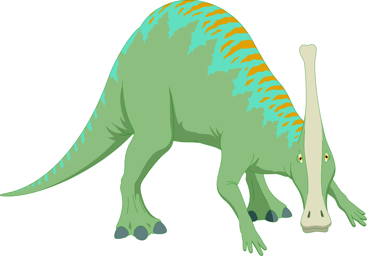 a dinosaur with a long neck and a long tail clip art png transparent Dinosaur Clipart: Long Neck and Tail Illustration for Creative Projects