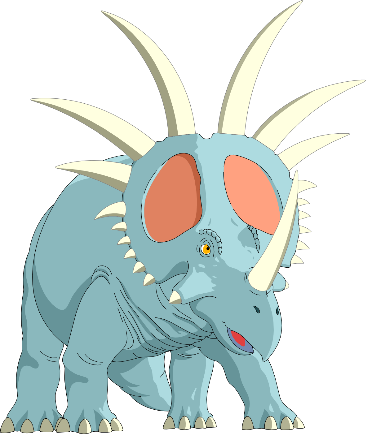 Cartoon Style Trisau Clipart for Fun and Engaging Projects