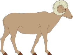 Ram Clipart: Playful Ram Illustration for Creative Projects