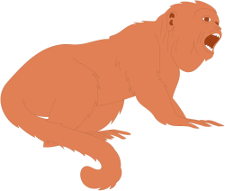 Cartoon Bear with Open Mouth Clipart - Fun and Playful Illustration