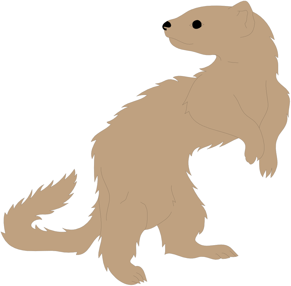 Brown Dog Sitting Clipart - Charming Pet Illustrations