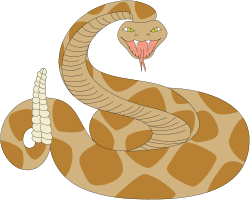 Cartoon Snake with Tongue Out Clipart for Fun and Playful Designs