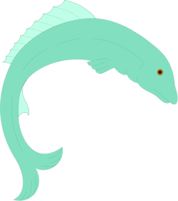 Fish with Red Eye Clipart - Unique Aquatic Imagery