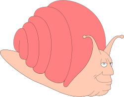 Cartoon Snail with Pink Shell Clipart: Whimsical and Fun Illustrations