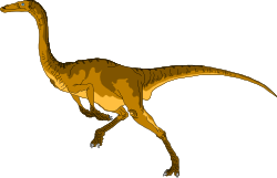 Dinosaur Clipart: Long-Necked Brontosaurus for Creative Projects