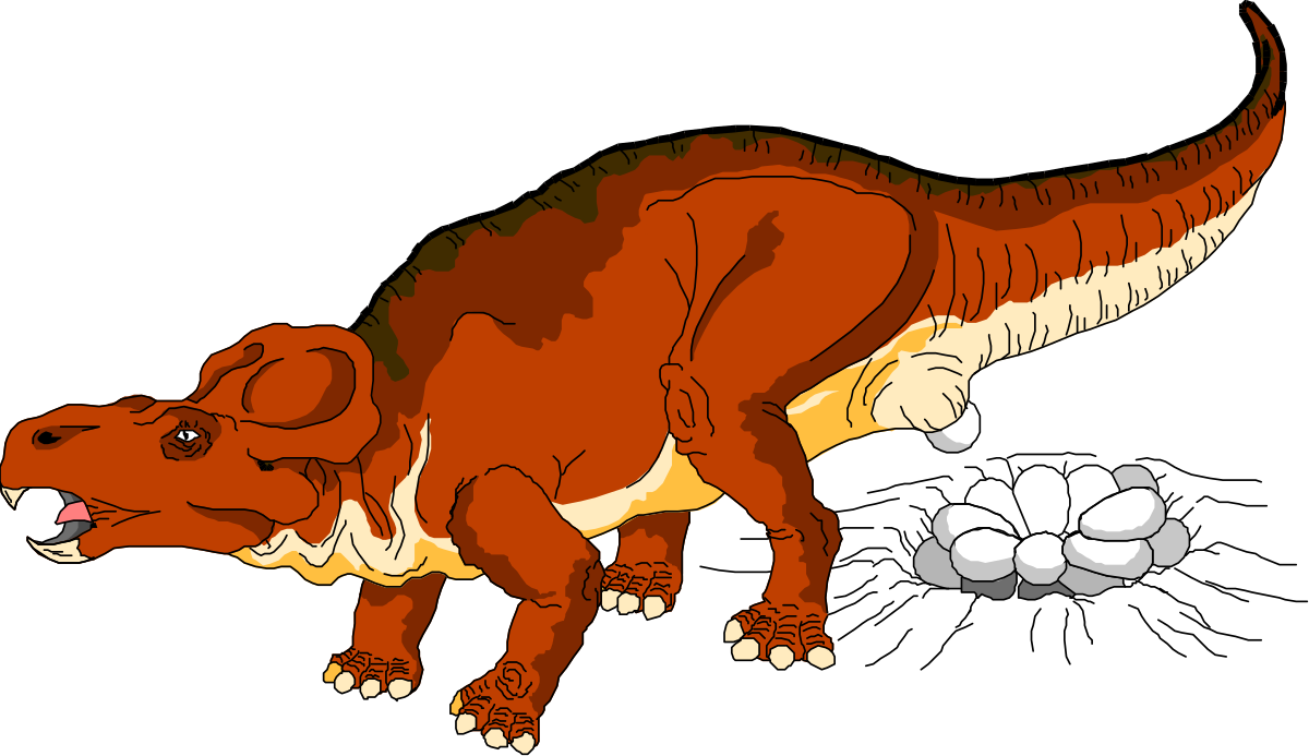 Dinosaur Clipart with Large and Small Tails for Creative Projects