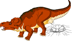 Dinosaur Clipart with Large and Small Tails for Creative Projects