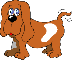 Sad Brown Dog Clipart for Emotional Expressions