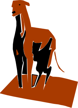Brown Horse Standing on a Hill - Stunning Clipart for Your Project