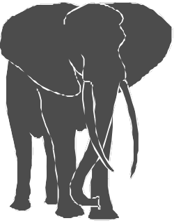 Animals,Animwild,ELEPS006 clipart