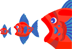 Vibrant Ocean Clipart: Group of Fish Swimming Delightfully