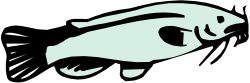 Black and White Cat Icon with Open Mouth - Perfect for Your Projects