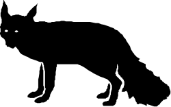 White Dot on Black Background Clipart - Minimalist Design Element
