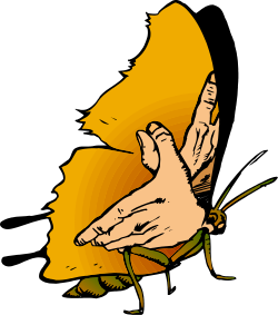 Hand Reaching for Leaf Clipart - Nature Inspired SVG Graphics