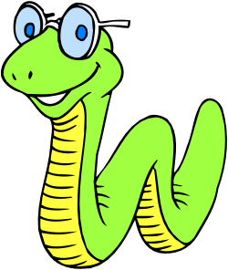 Cartoon Snake Clipart: Big Smile and Fun Designs