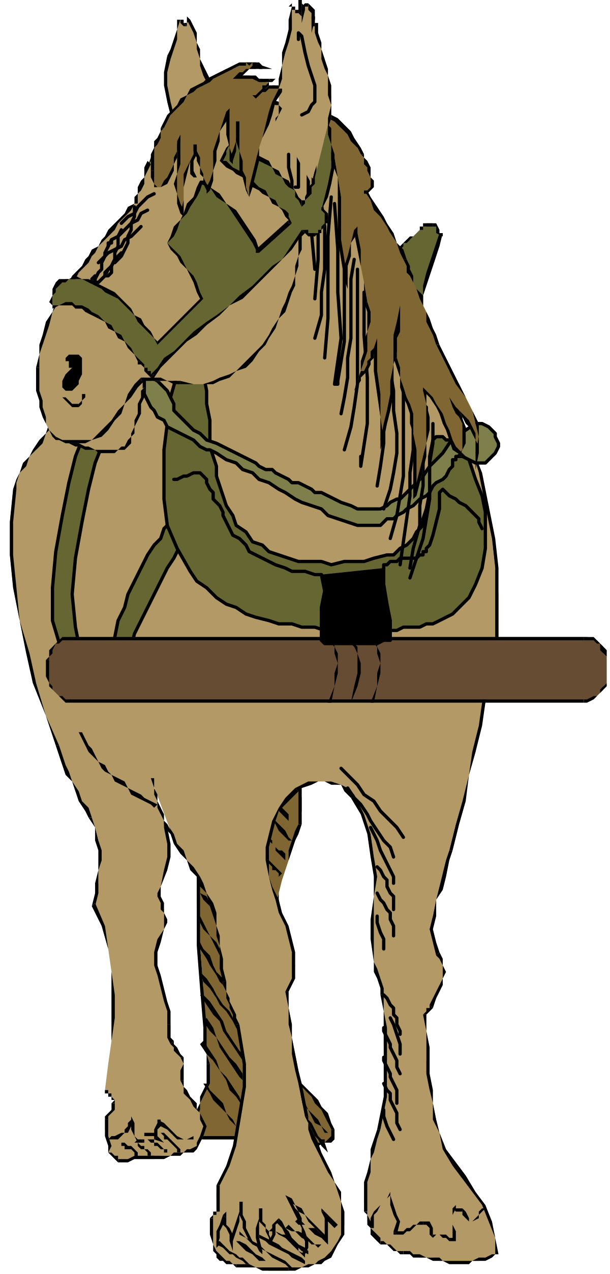 Saddle Horse Clipart - Perfect Addition for Your Projects