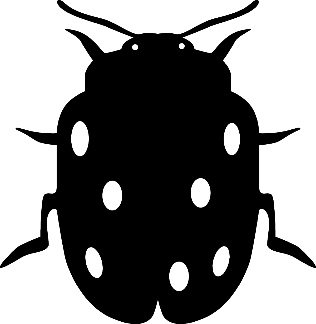 a black and white image of a group of dots clip art png transparent Black and White Dots Clipart: Stylish Geometric Patterns