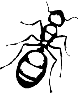 Black and White Island Map of Saint Lucia Clipart