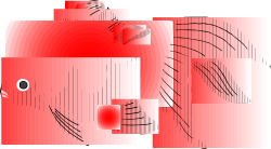 Red Fish with Black Eye - Vibrant Clipart for Your Projects