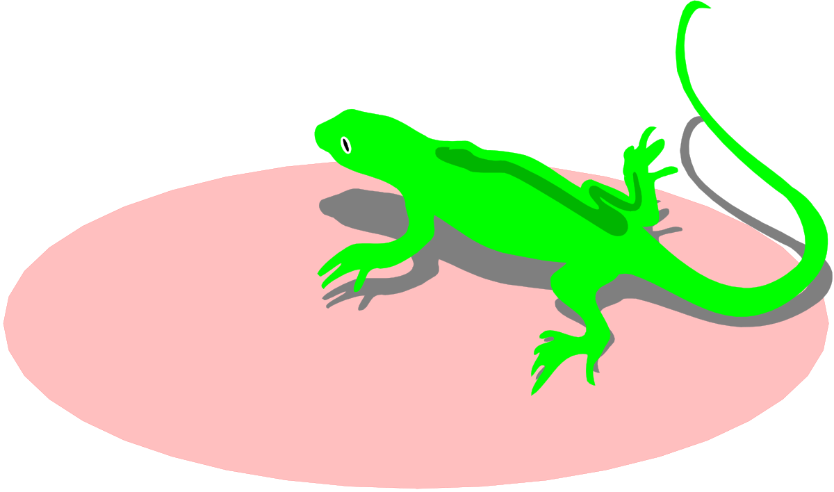 a green lizard sitting on a pink circle clip art png transparent Green Lizard on Pink Circle Clipart for Vibrant Designs