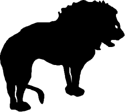 Silhouette of a Man in Black Shirt - Captivating Clipart for Your Projects