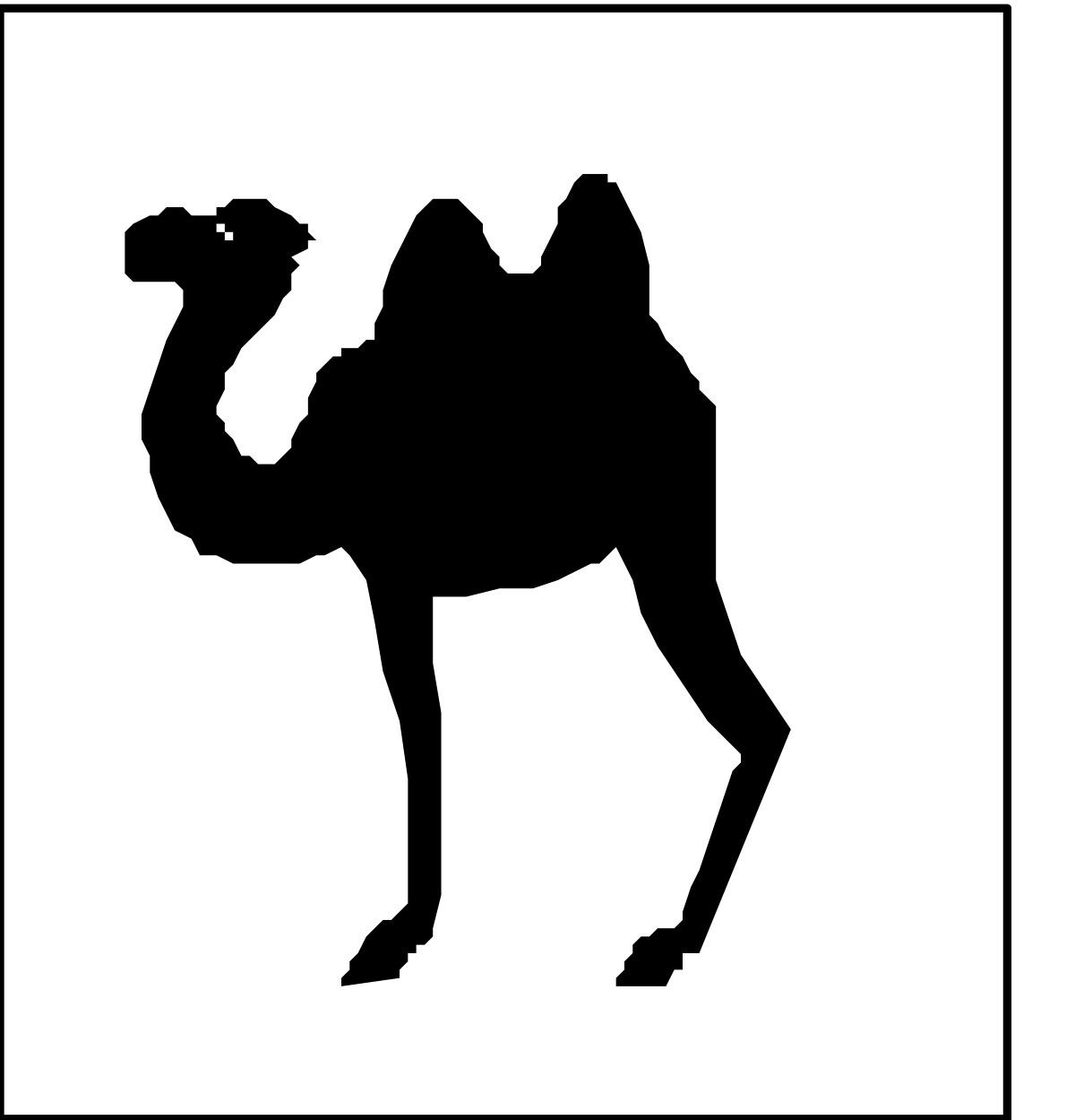 a camel silhouetted against a white background clip art png transparent Camel Silhouette Clipart - Elegant Desert Icon on White Background