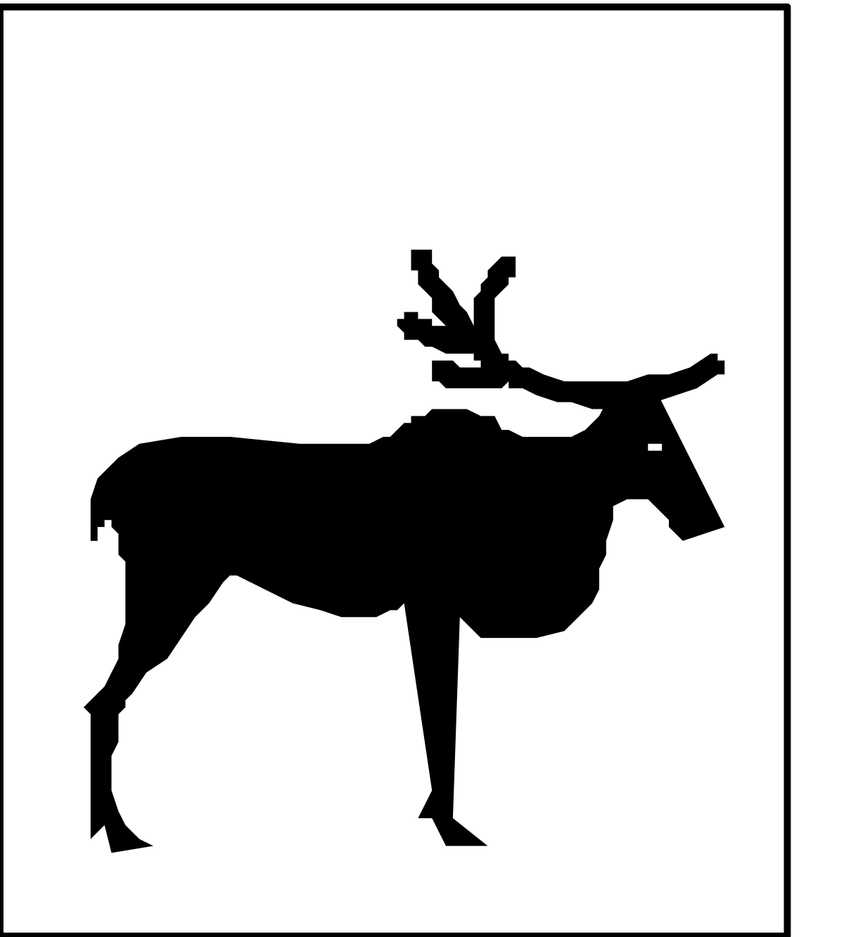 moose silhouette vector art clip art png transparent Moose Silhouette Vector Art: Stunning Clipart for Nature Lovers