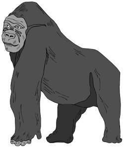 Gorilla Clipart: Vibrant and Lively Gorilla Illustrations