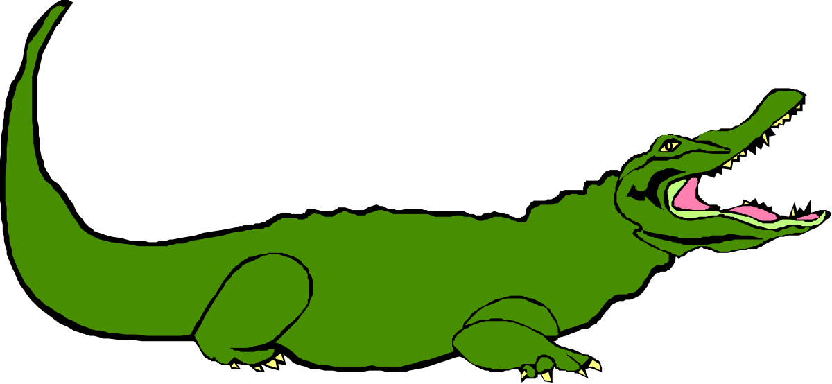 Green Dinosaur with Open Mouth Clipart for Fun and Adventure