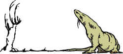 Dog Clipart: Black and White Drawing of a Playful Pup